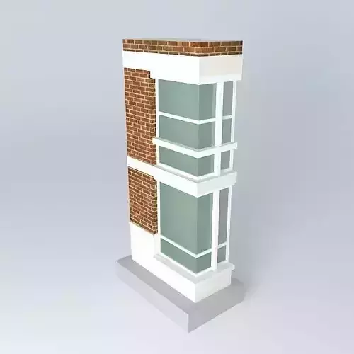 White house Free 3D model