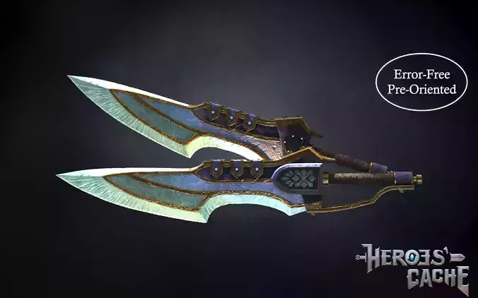Monster Hunter World - Lunastra Empress Daggers 3D print model