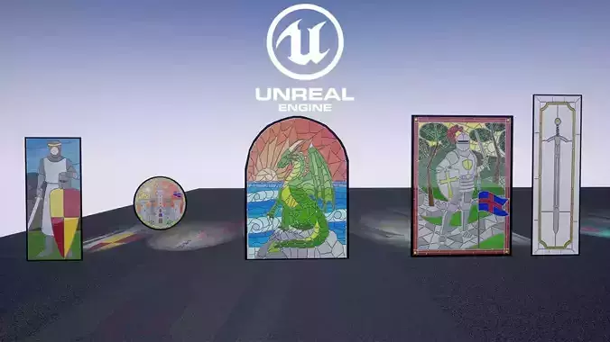 UE4 - Stained Glass Pack