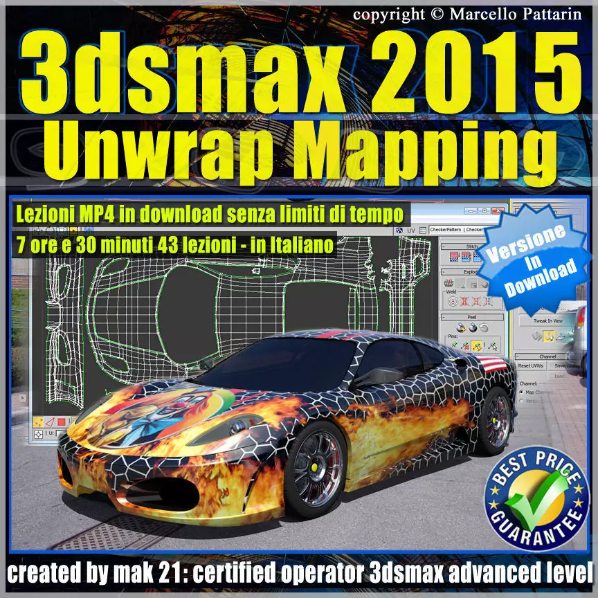 3ds max 2015 Unwrap Mapping vol 35 MP4 3D model