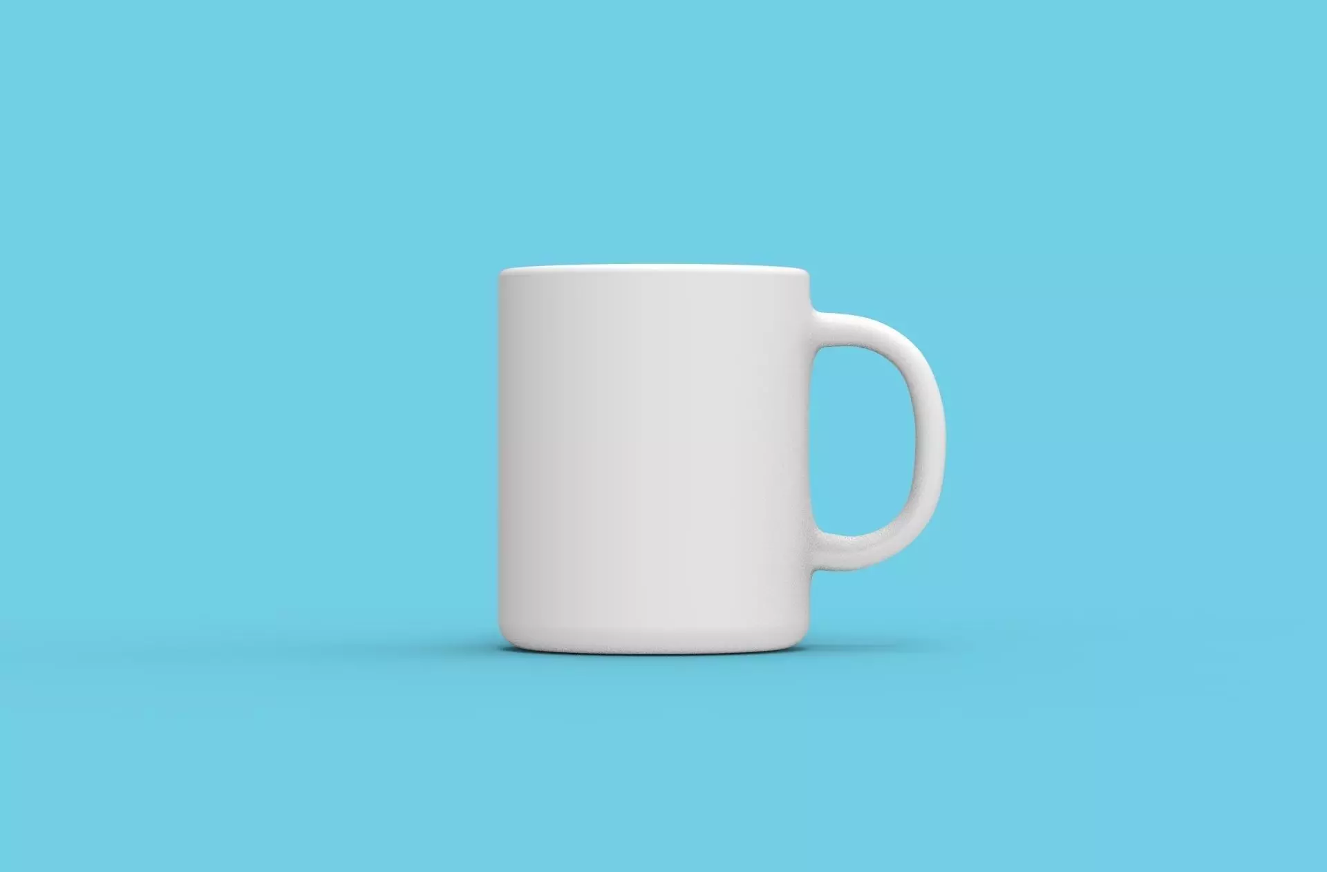 blank mug 3D model_0
