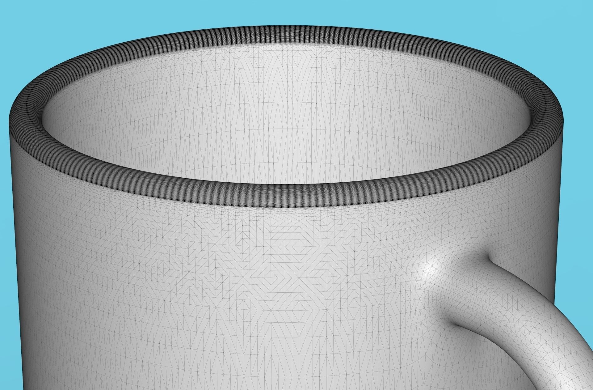 blank mug 3D model_3