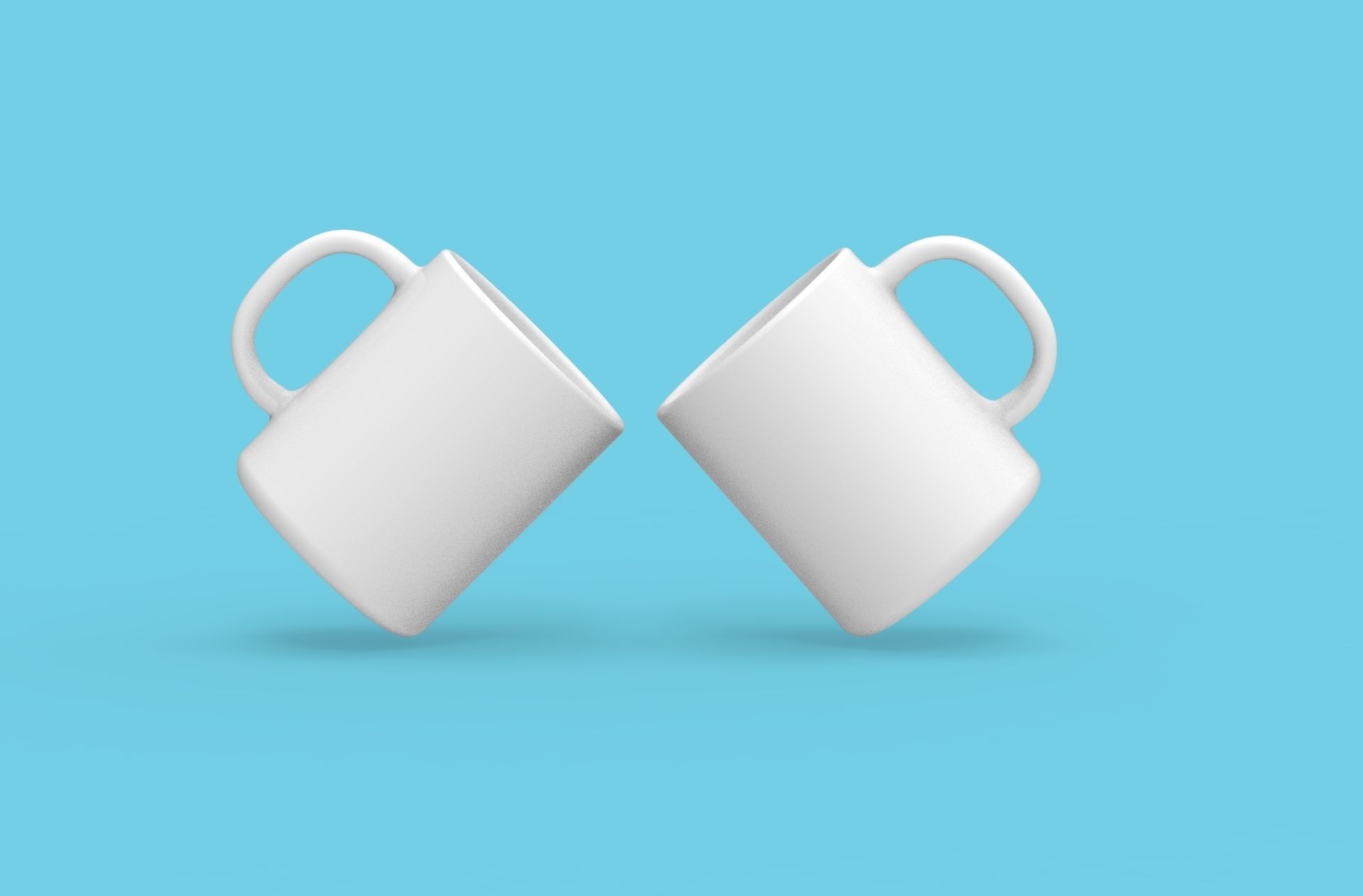 blank mug 3D model_1