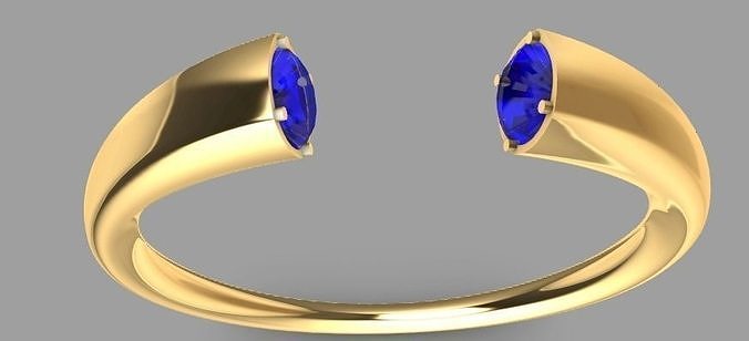 Custom ring 3D print model