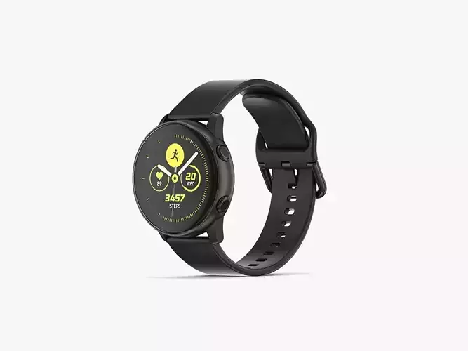 Samsung Galaxy Watch Active Black 3D model