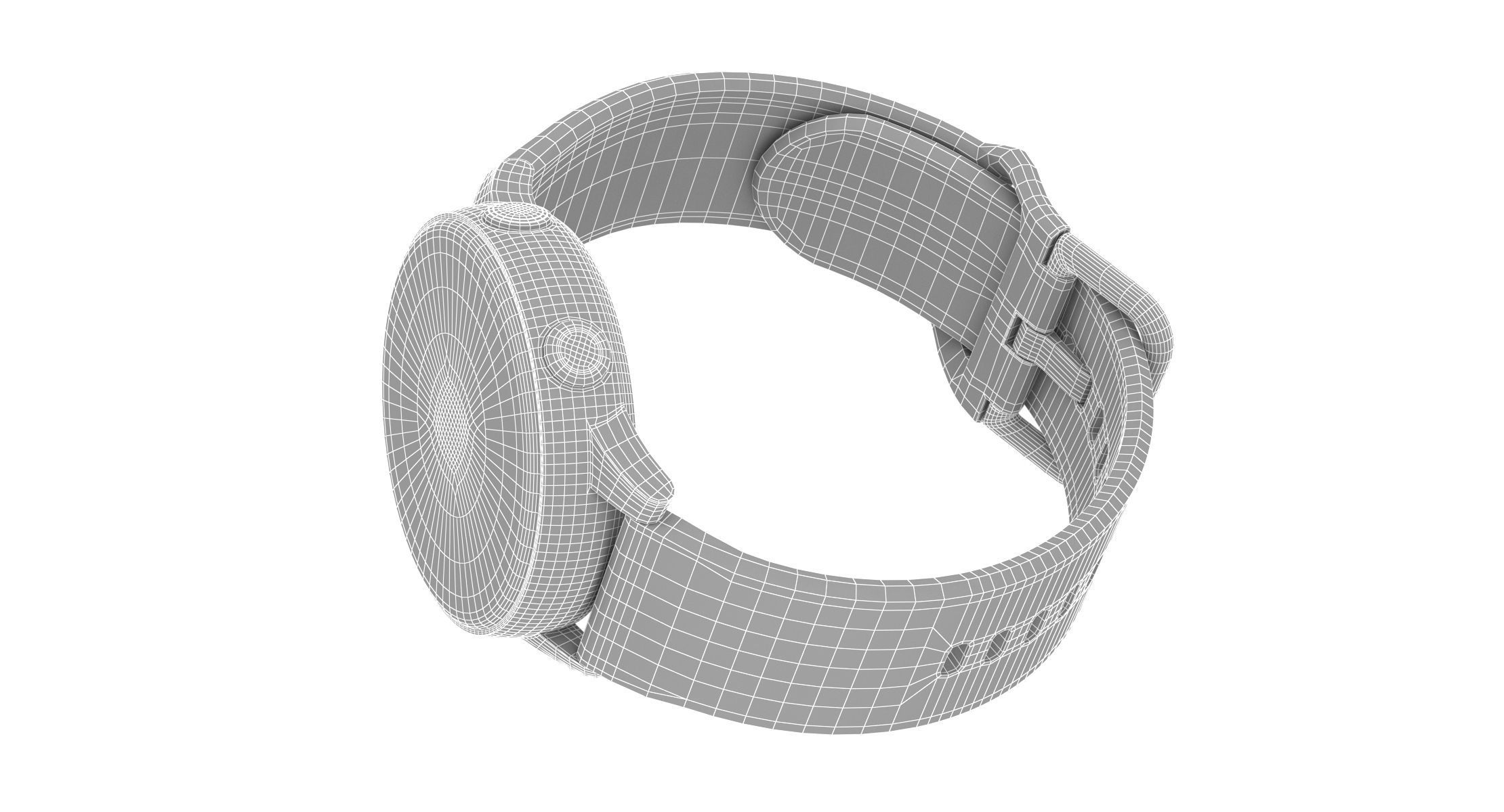 Samsung Galaxy Watch Active Black 3D model_7