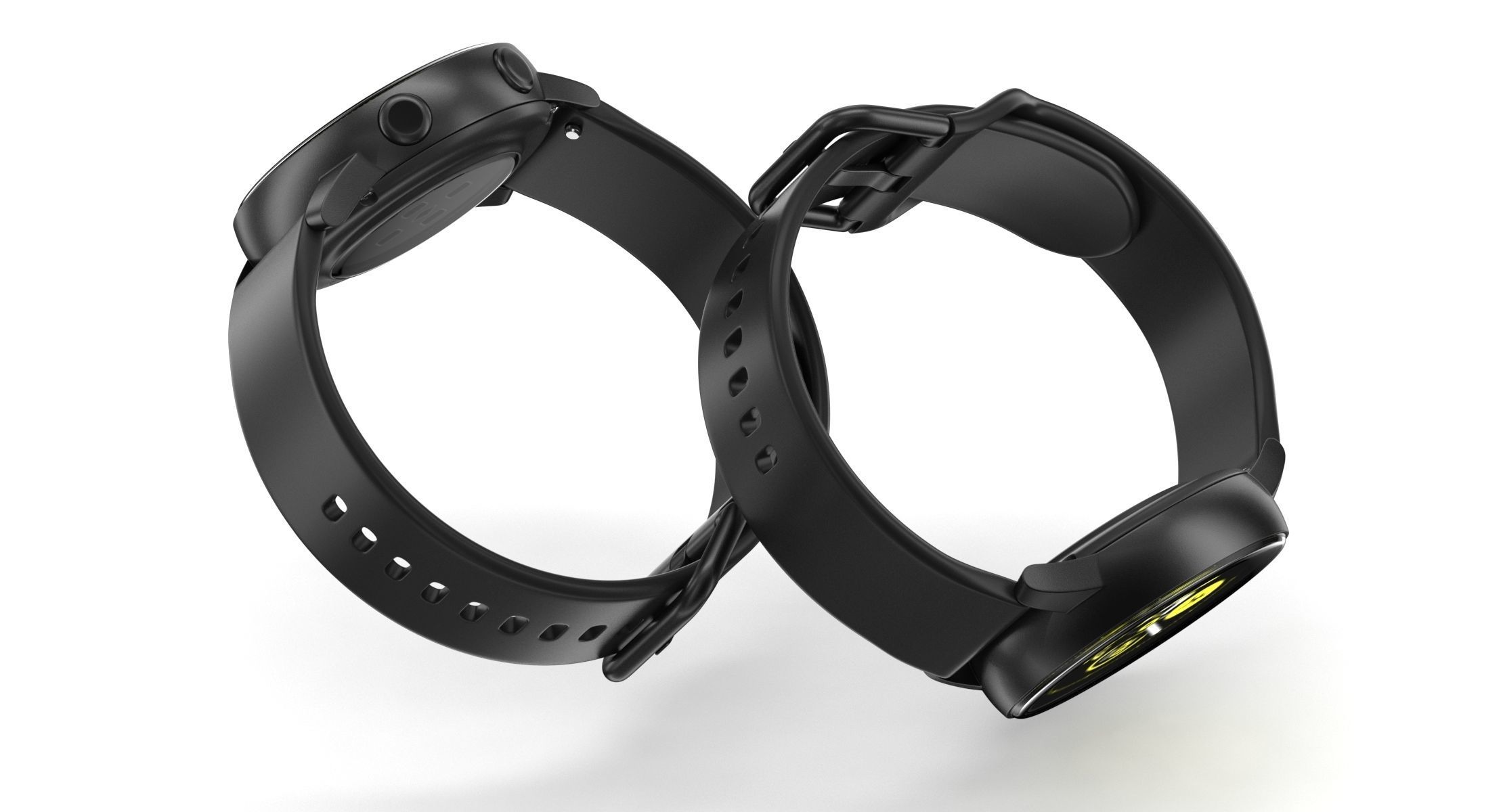 Samsung Galaxy Watch Active Black 3D model_6