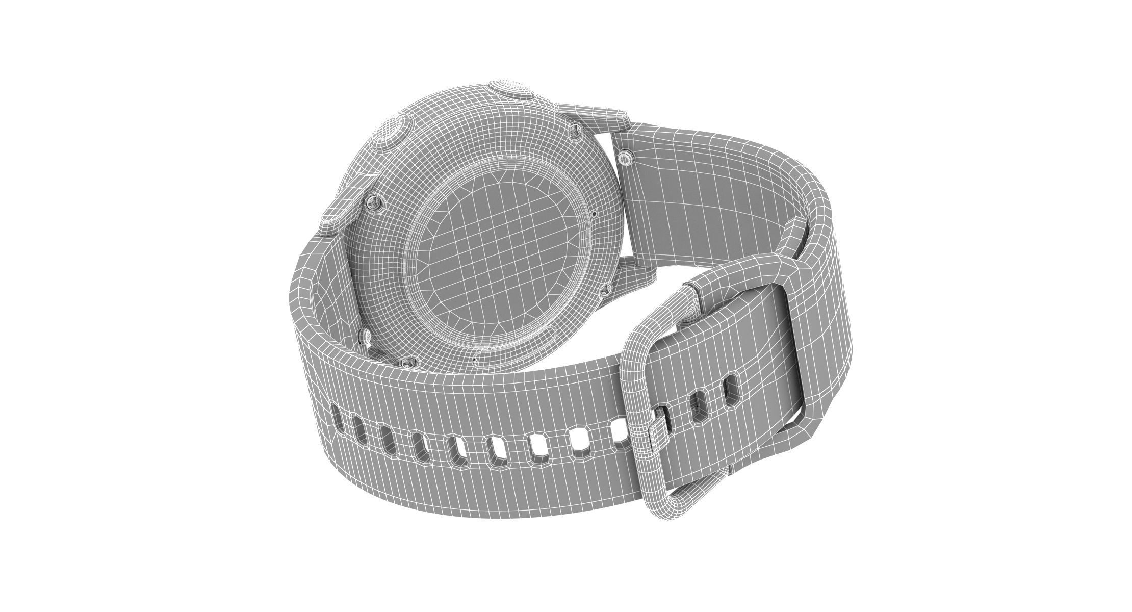 Samsung Galaxy Watch Active Black 3D model_9