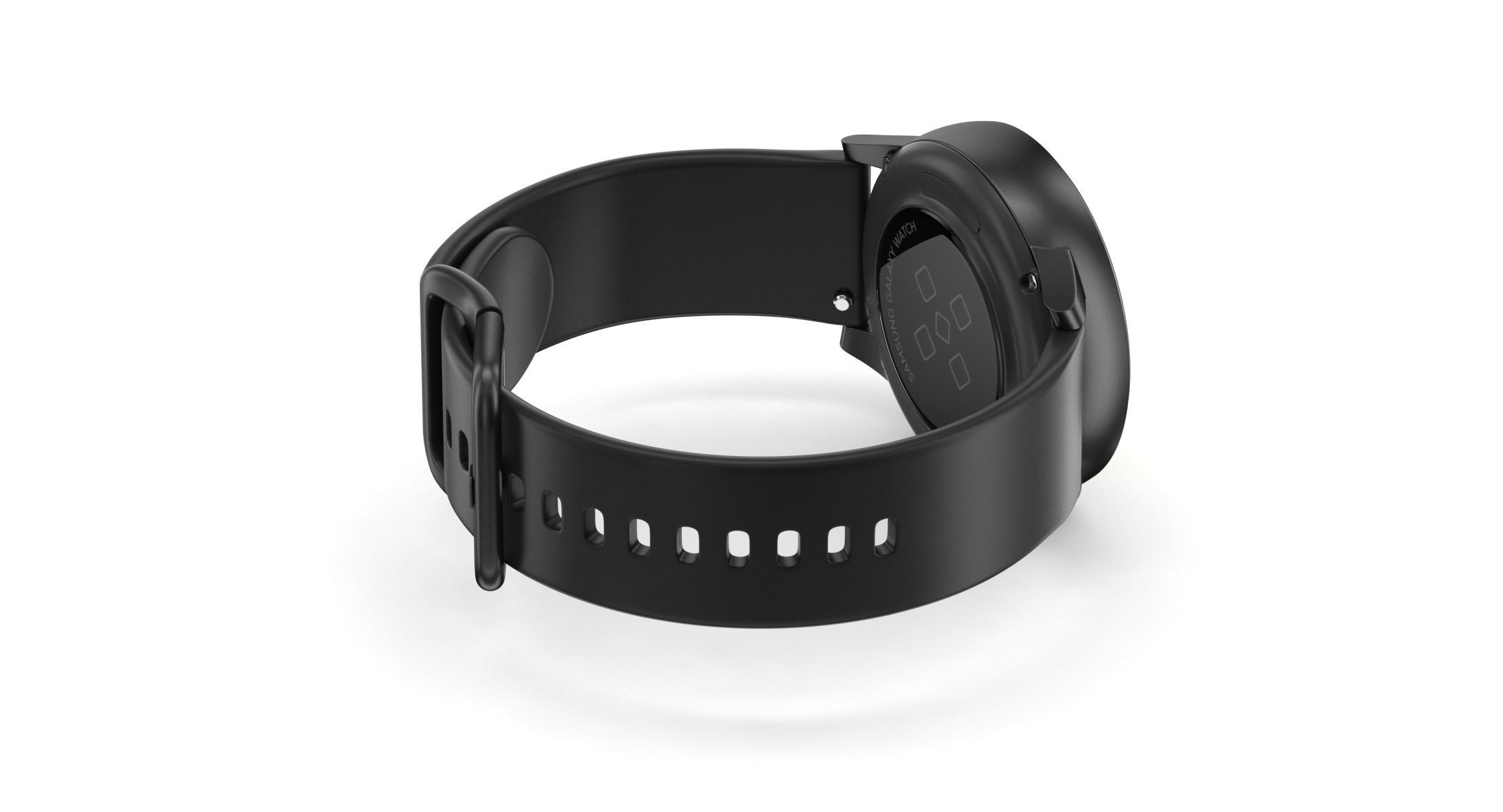 Samsung Galaxy Watch Active Black 3D model_5