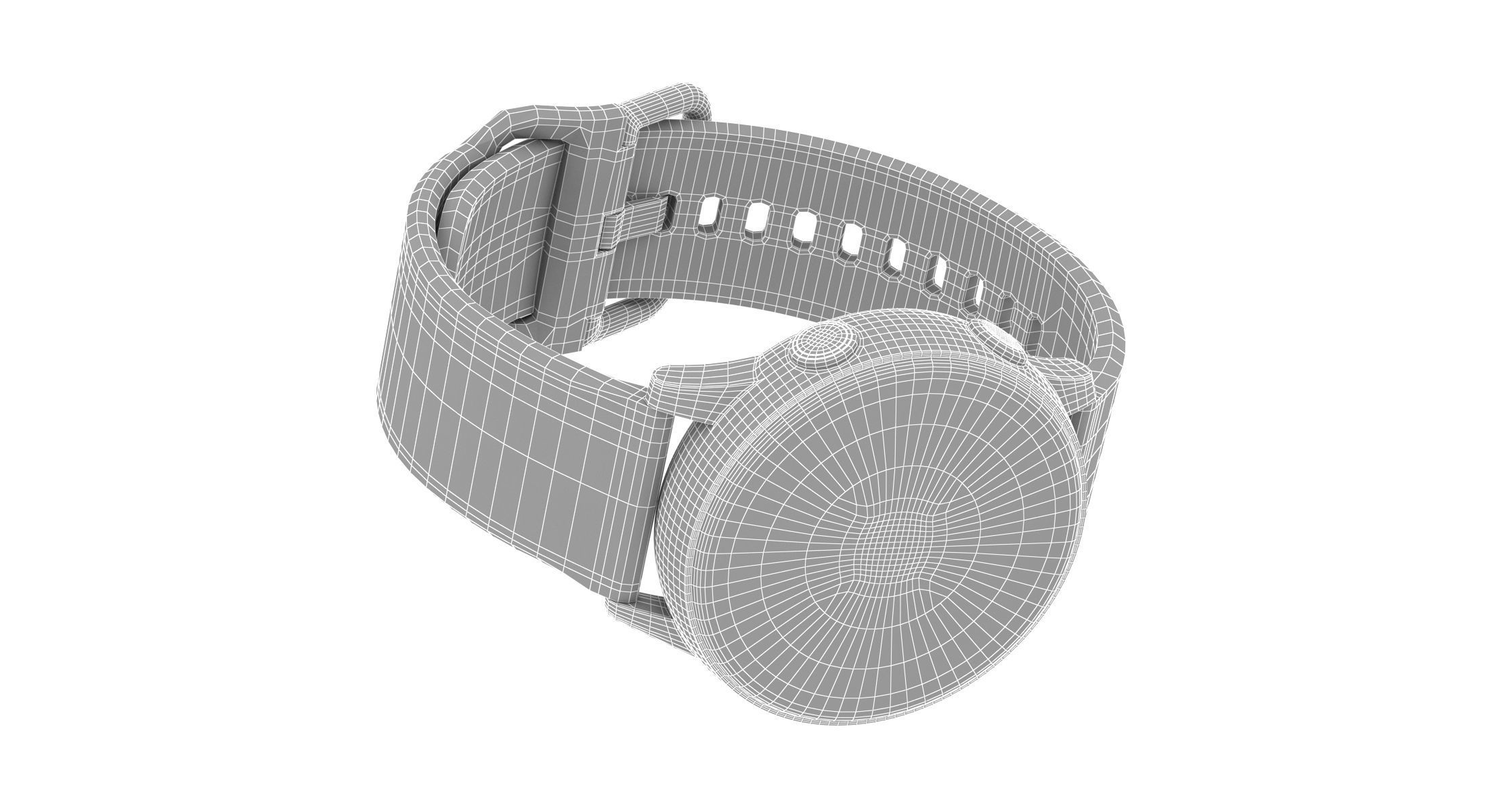 Samsung Galaxy Watch Active Black 3D model_10