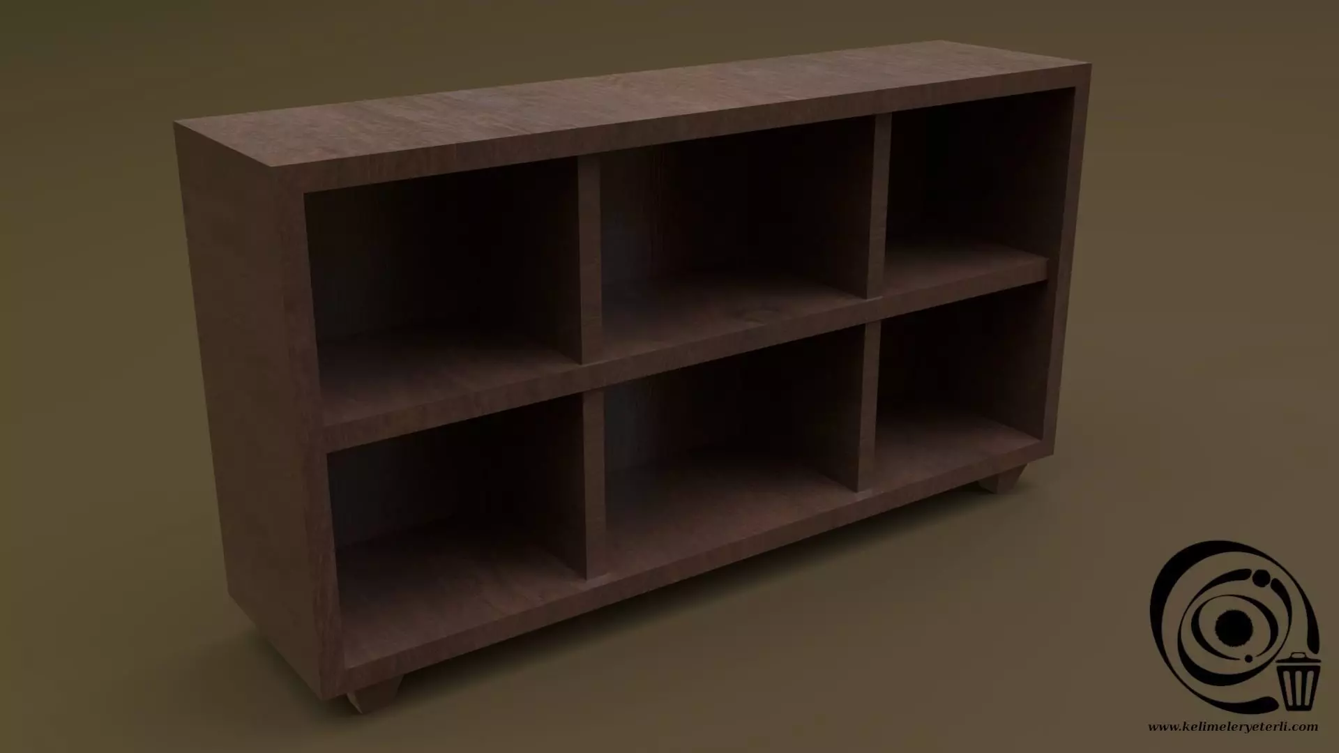 Console Table 05 Low-poly 3D model_0