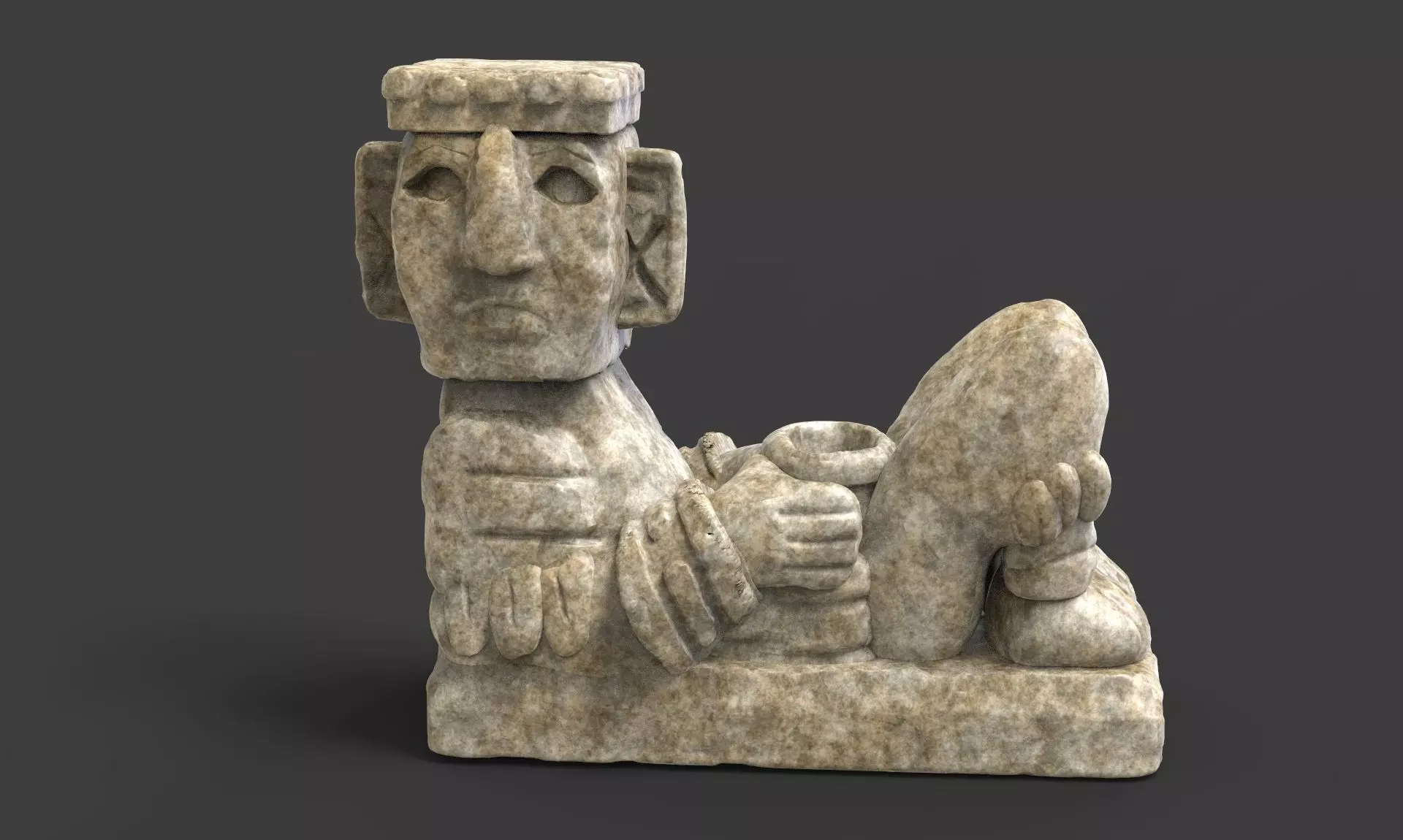Mayan Figure 6 3D print model_0