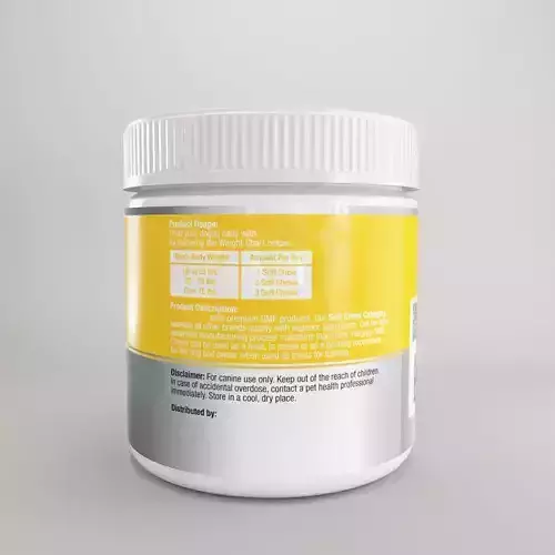 container jar of protein powder