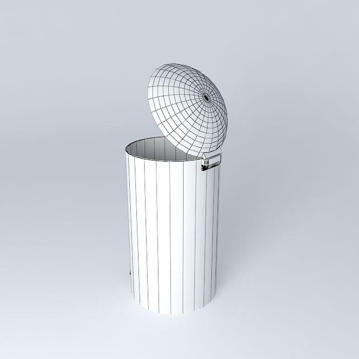 Trash can Free 3D model_3