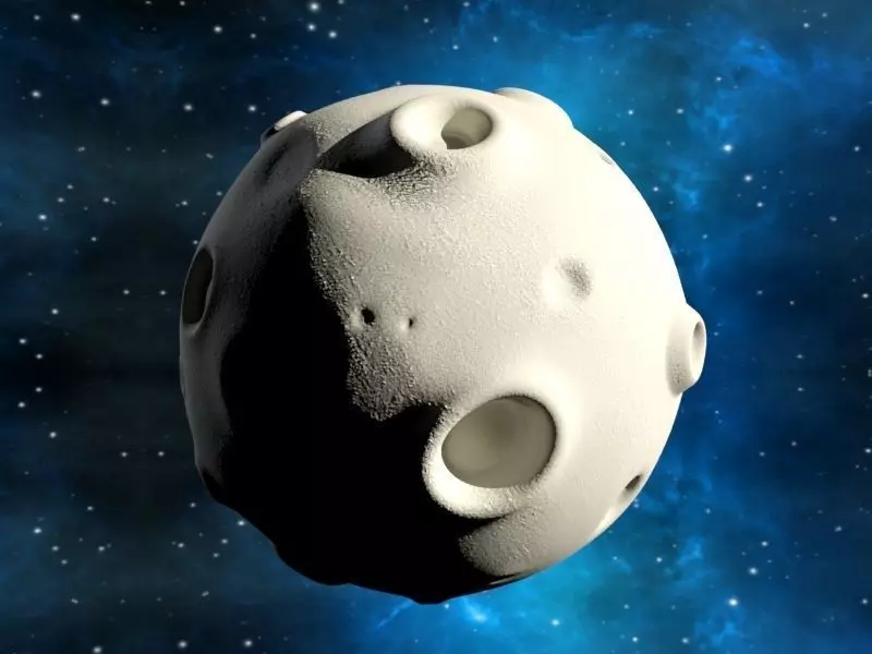 Cartoon Moon 3D model_0