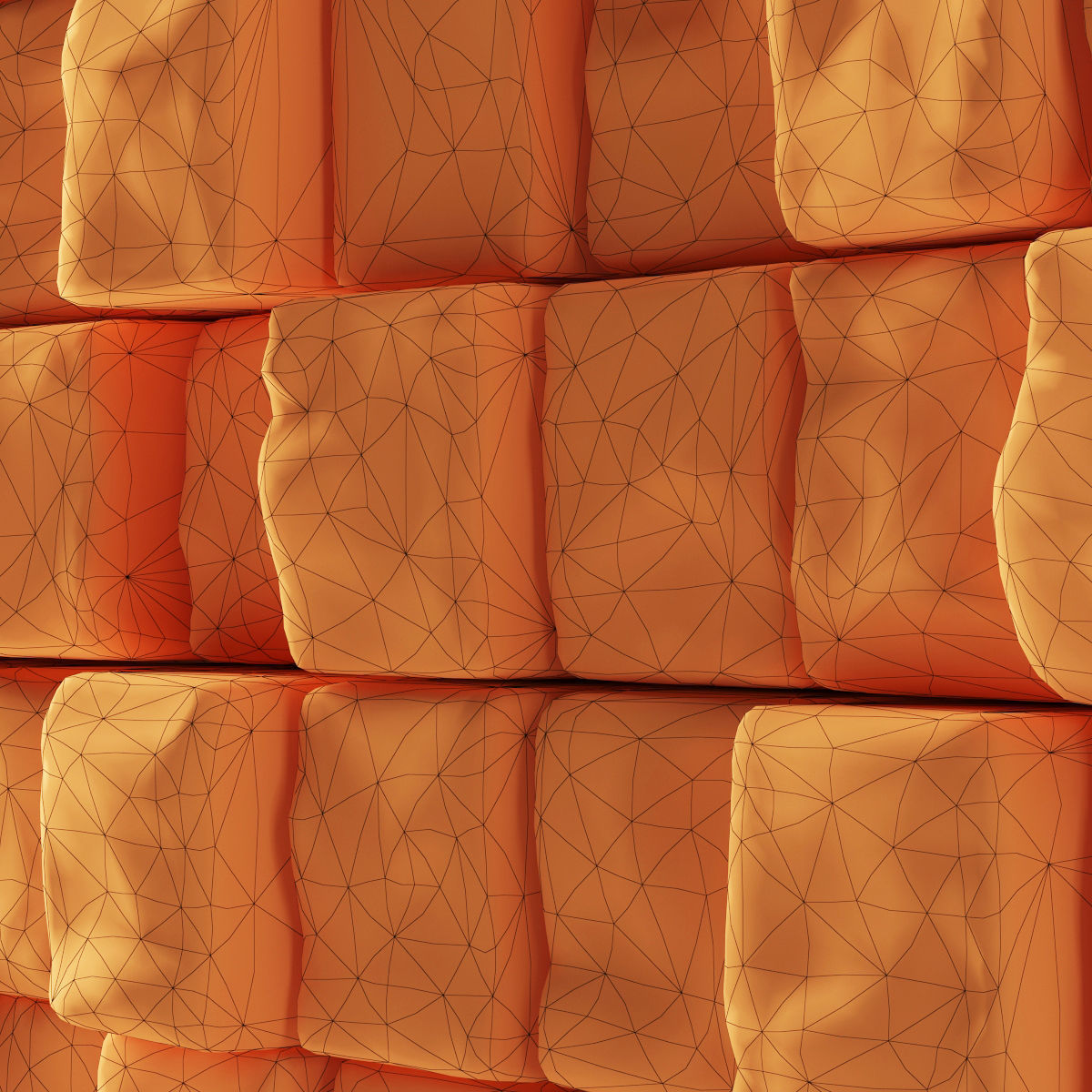 Stone cube panel n3 3D model_10