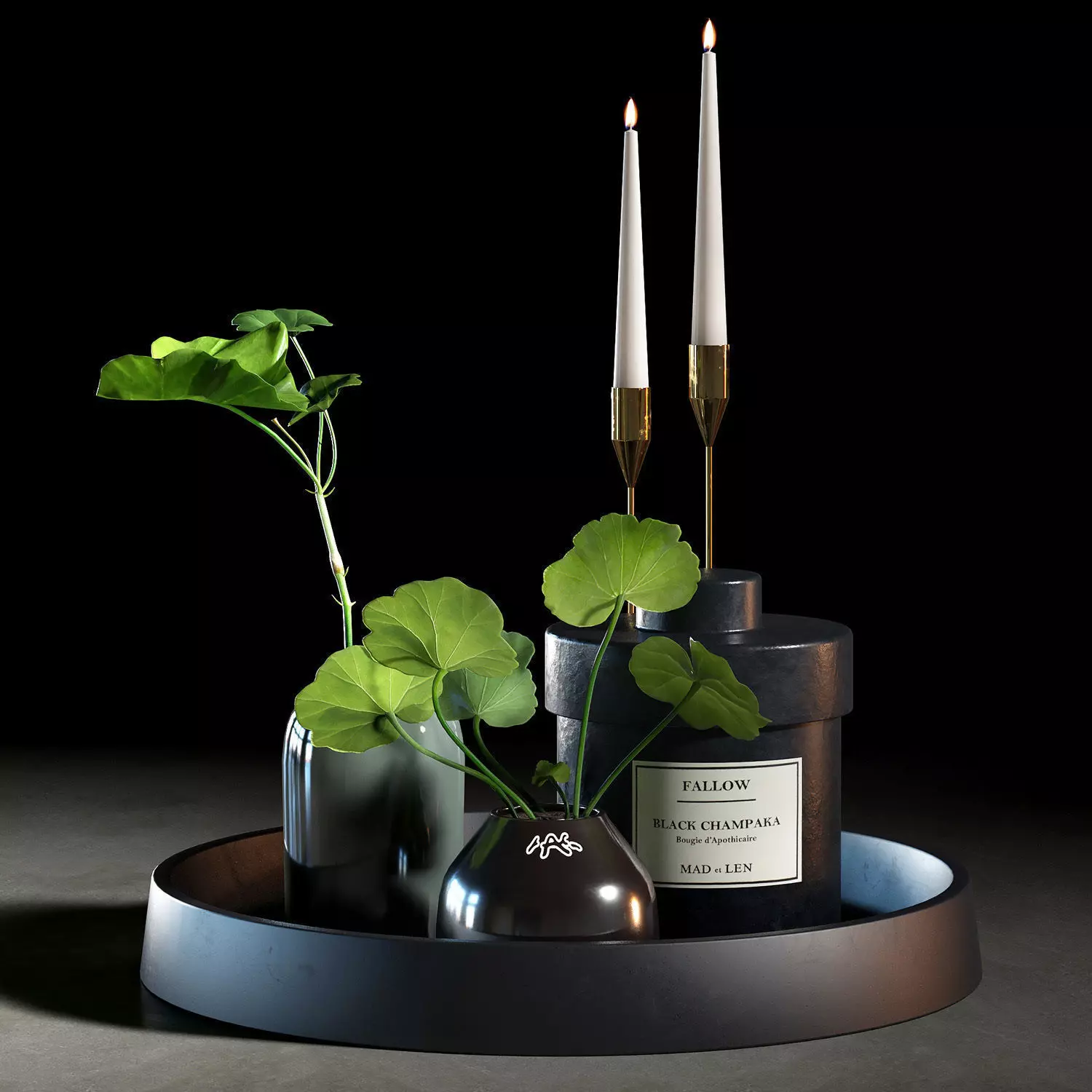 Decorative set 006  3D model_0