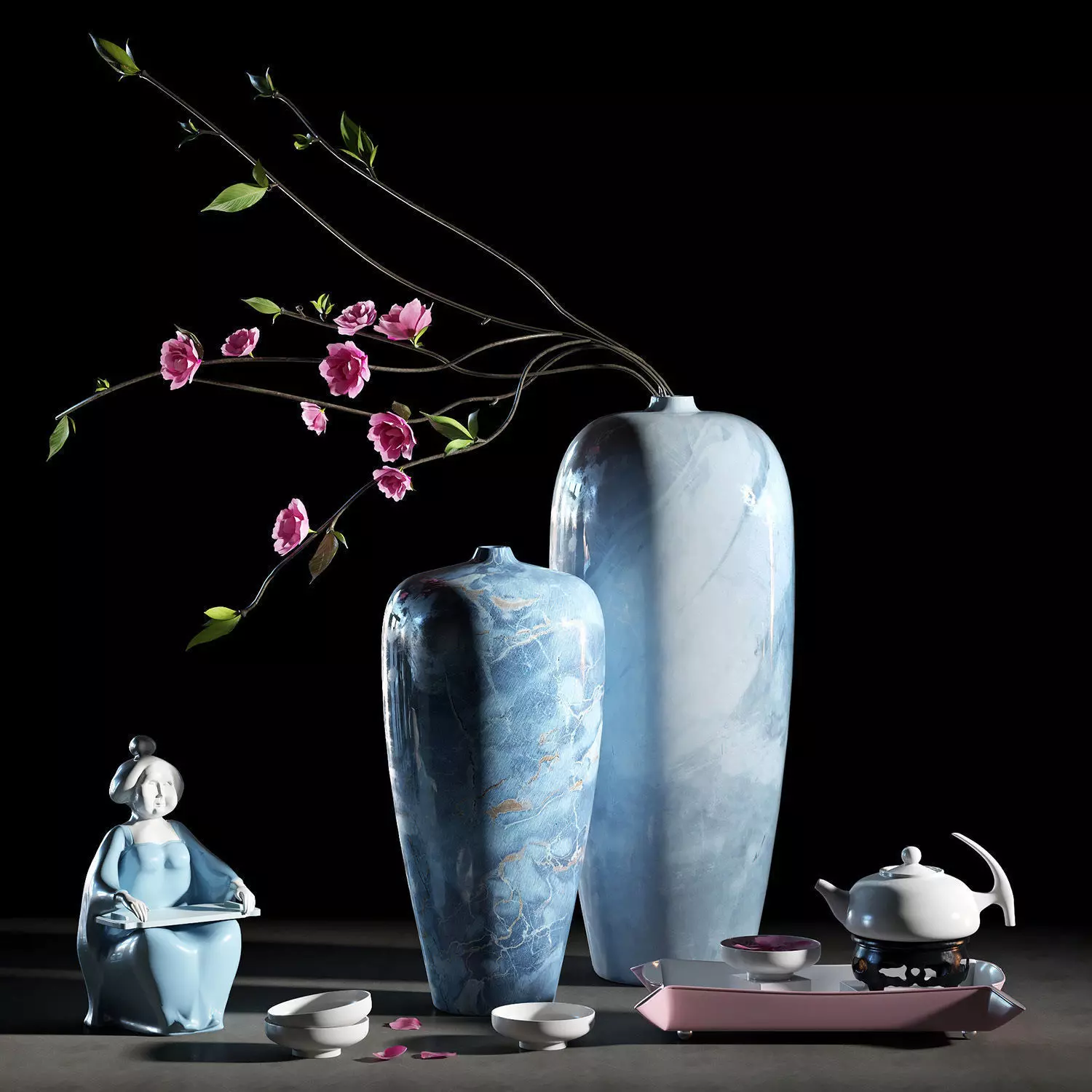 Decorative set 007 3D model_0