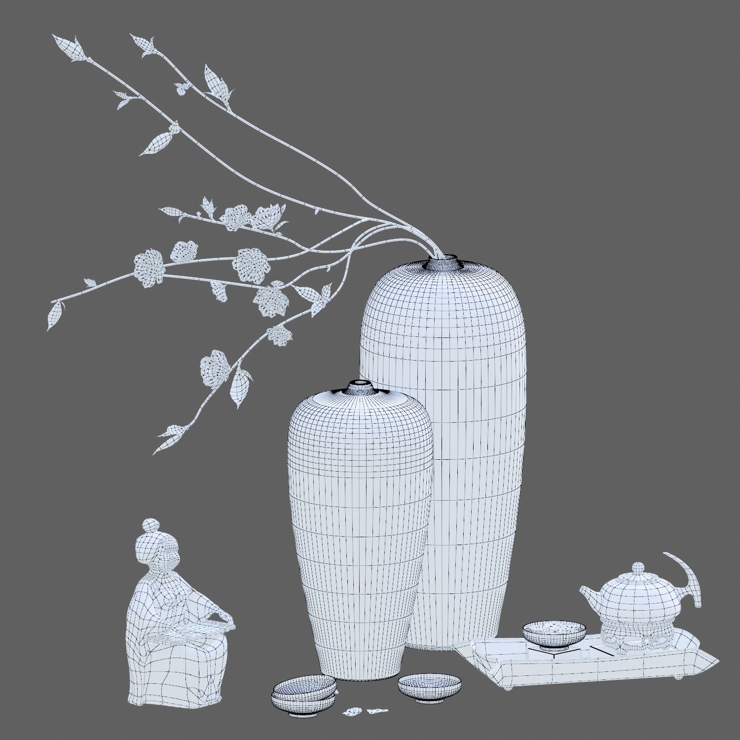 Decorative set 007 3D model_10