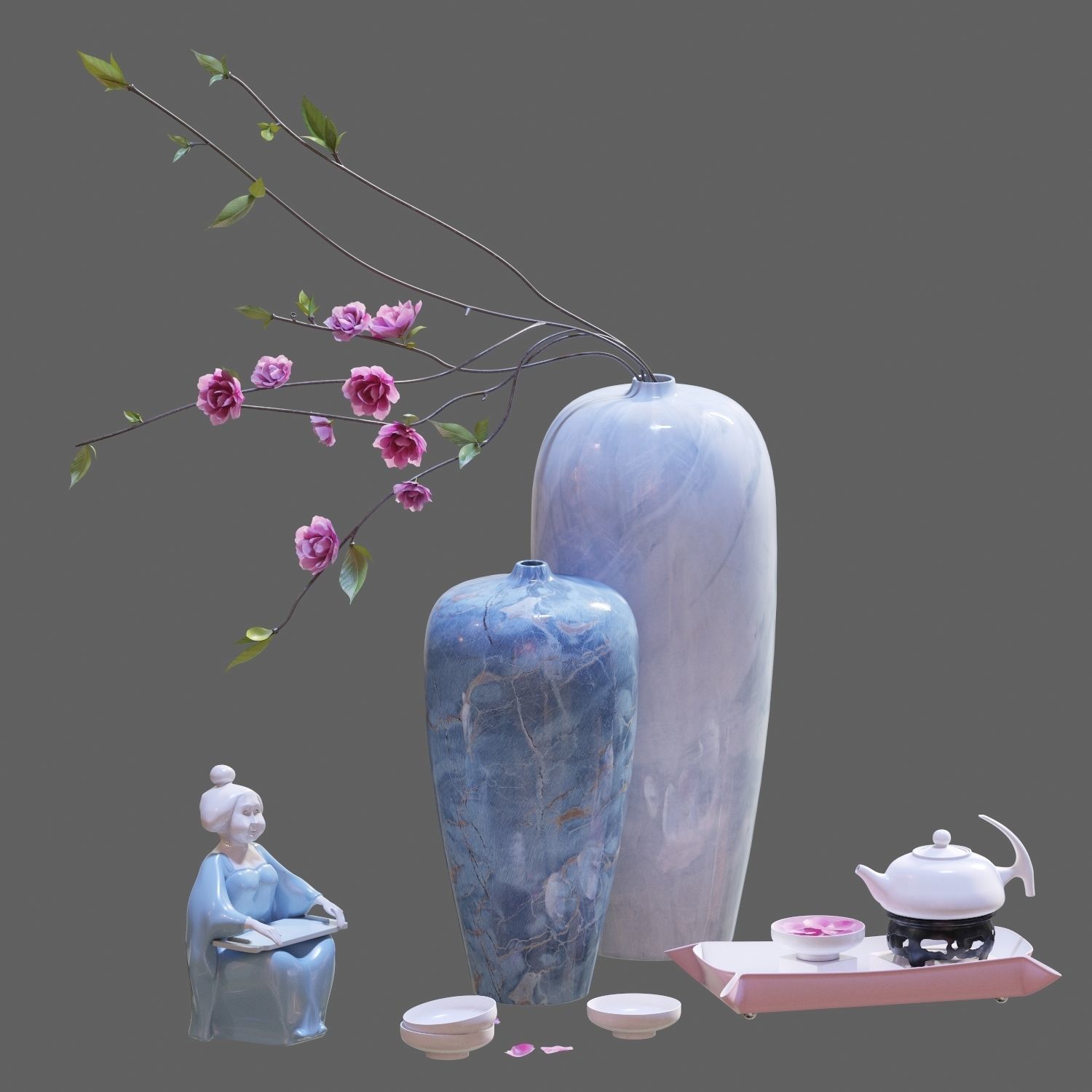 Decorative set 007 3D model_9