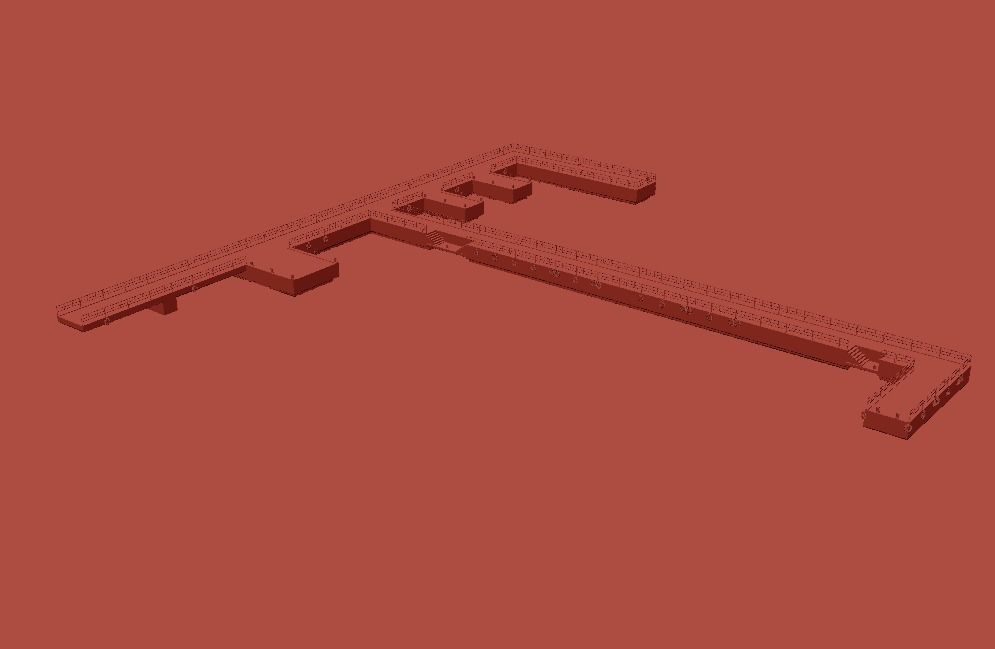 Marina for boats 3D model_8