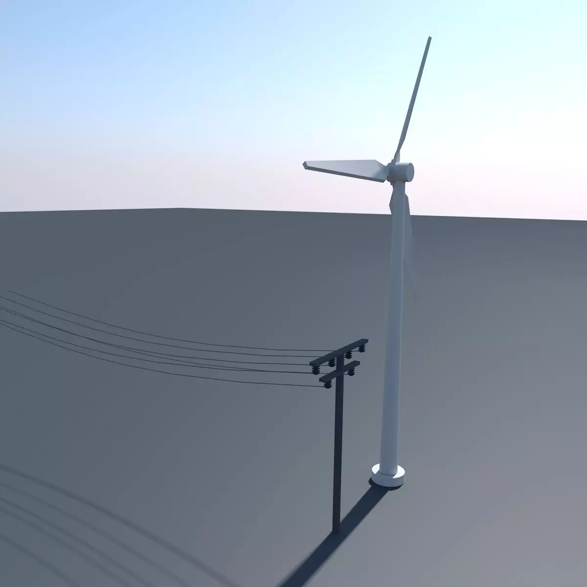 Wind turbine 3D model_0