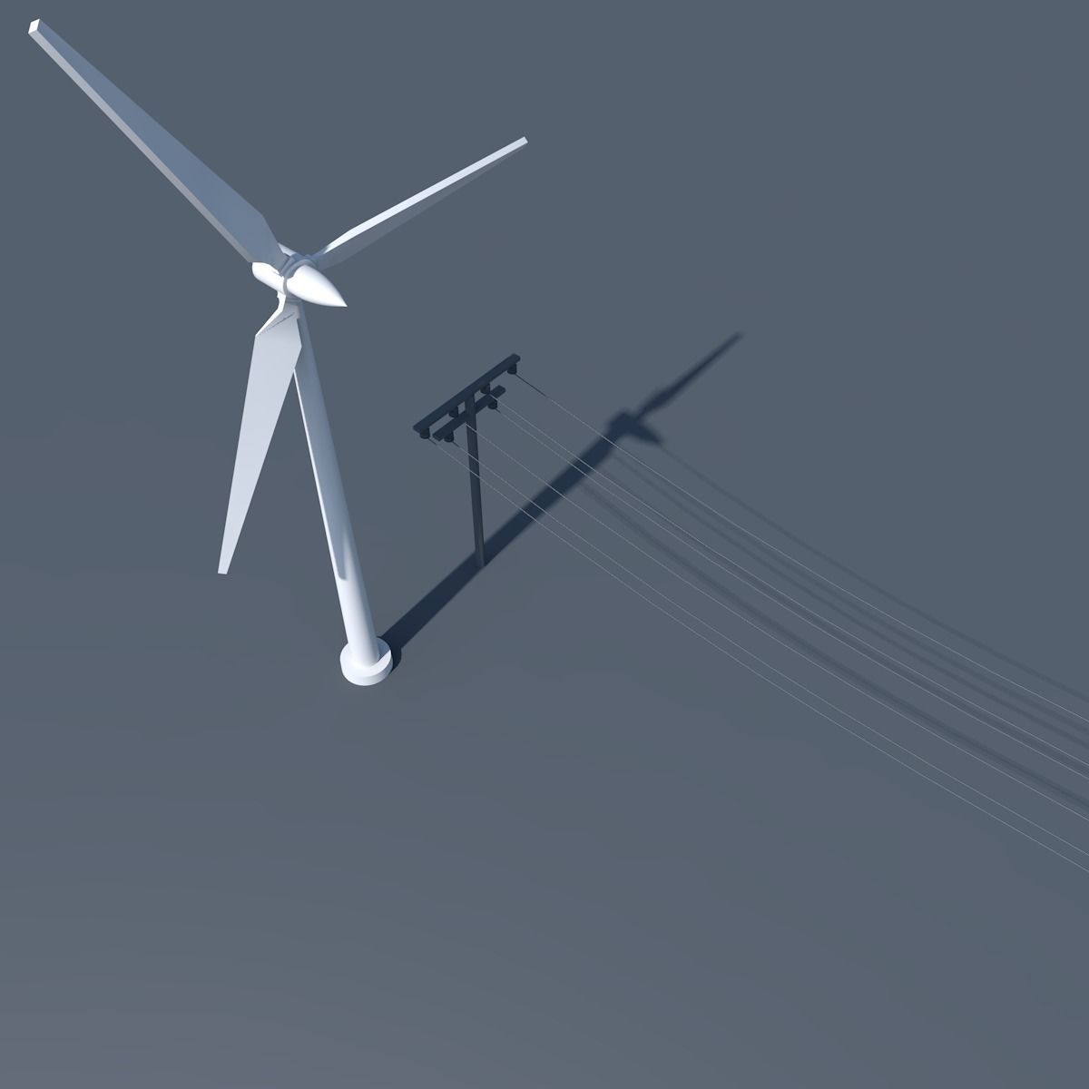 Wind turbine 3D model_5