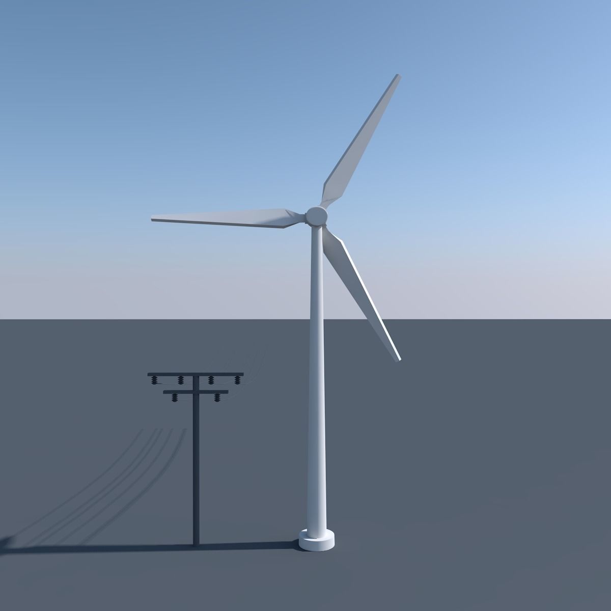 Wind turbine 3D model_6