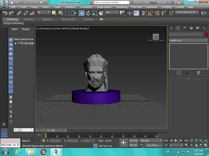 Arabian Head figure for 3D print 3D print model