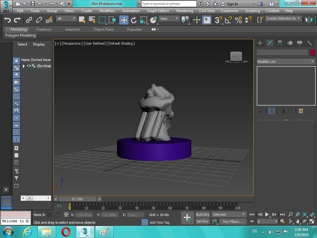 Arabian Head figure for 3D print 3D print model_6
