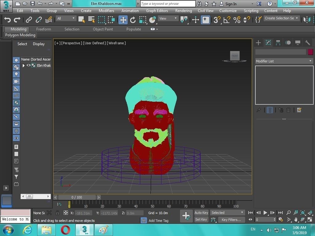 Arabian Head figure for 3D print 3D print model_30