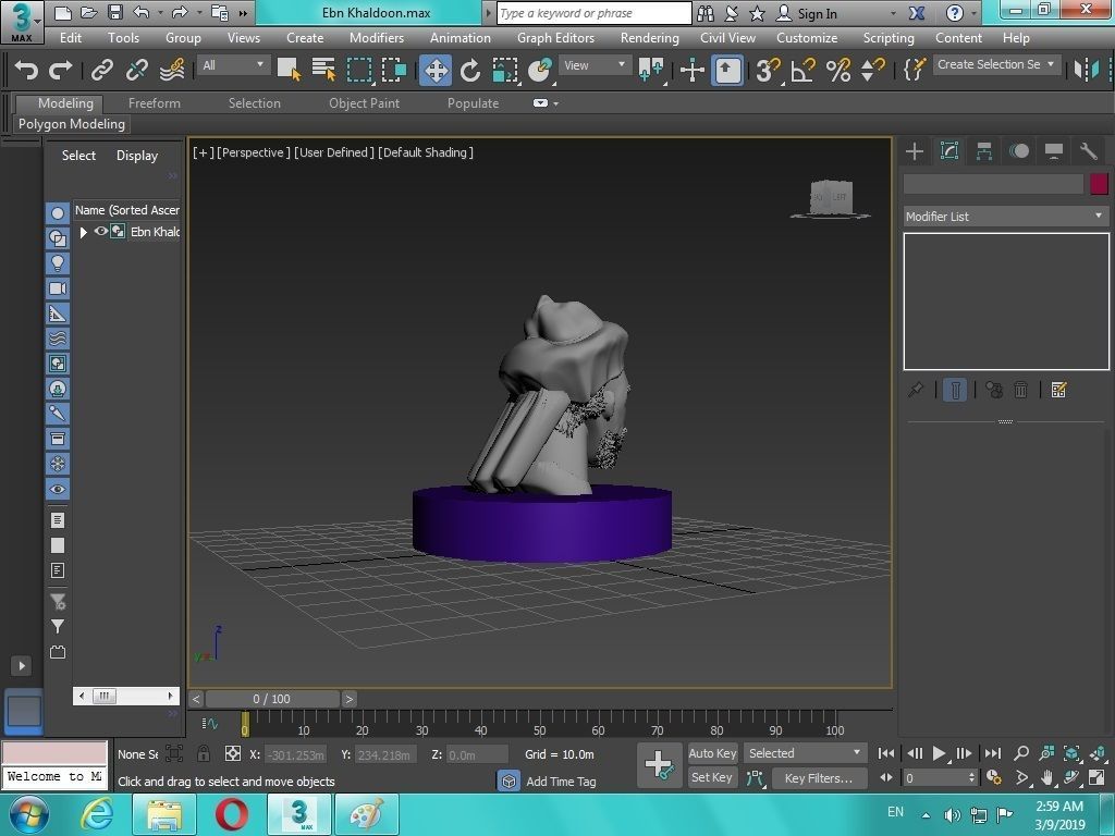 Arabian Head figure for 3D print 3D print model_8