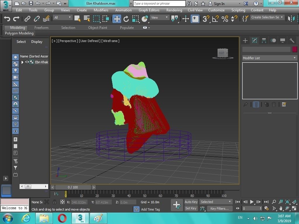 Arabian Head figure for 3D print 3D print model_37
