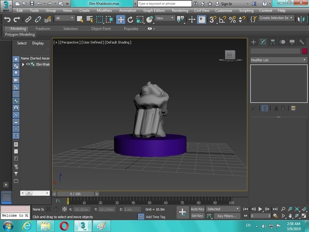 Arabian Head figure for 3D print 3D print model_5