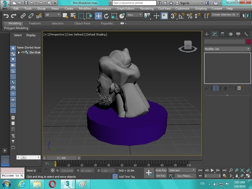 Arabian Head figure for 3D print 3D print model_24