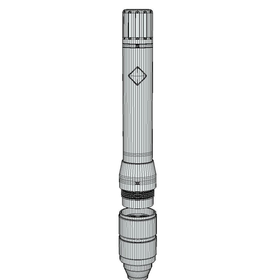 Microphone - Neumann KM254 Low-poly 3D model_1