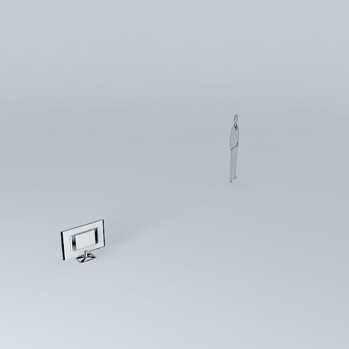 Led screen Free 3D model_4