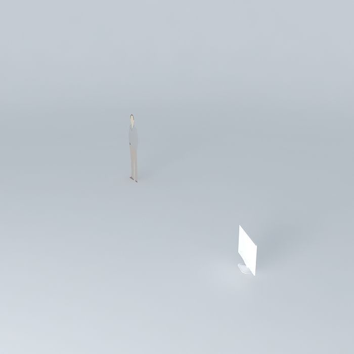 Led screen Free 3D model_2