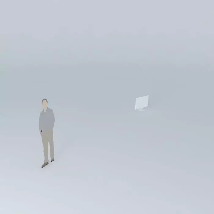 Led screen Free 3D model_0