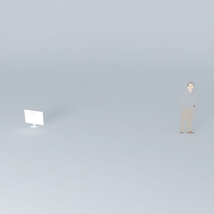 Led screen Free 3D model_1