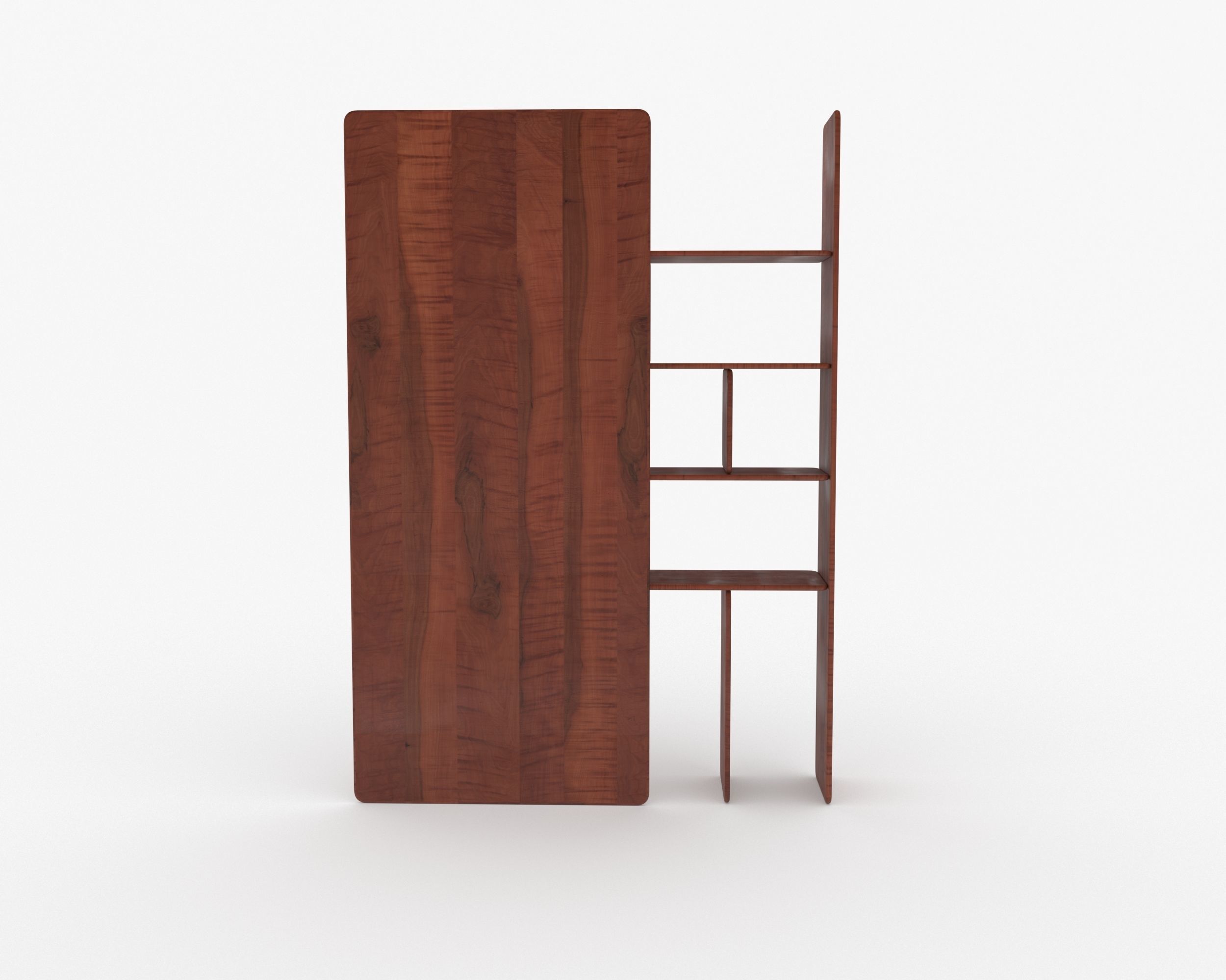 Soft shelf 3D model Low-poly 3D model_4