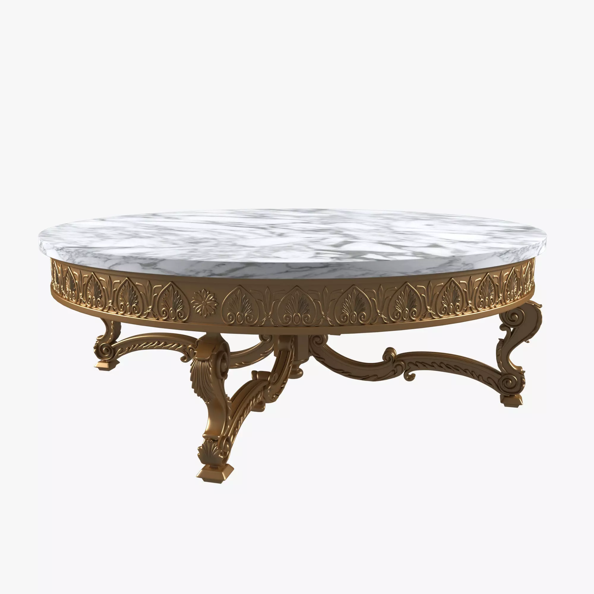 Table classic 3D model_0