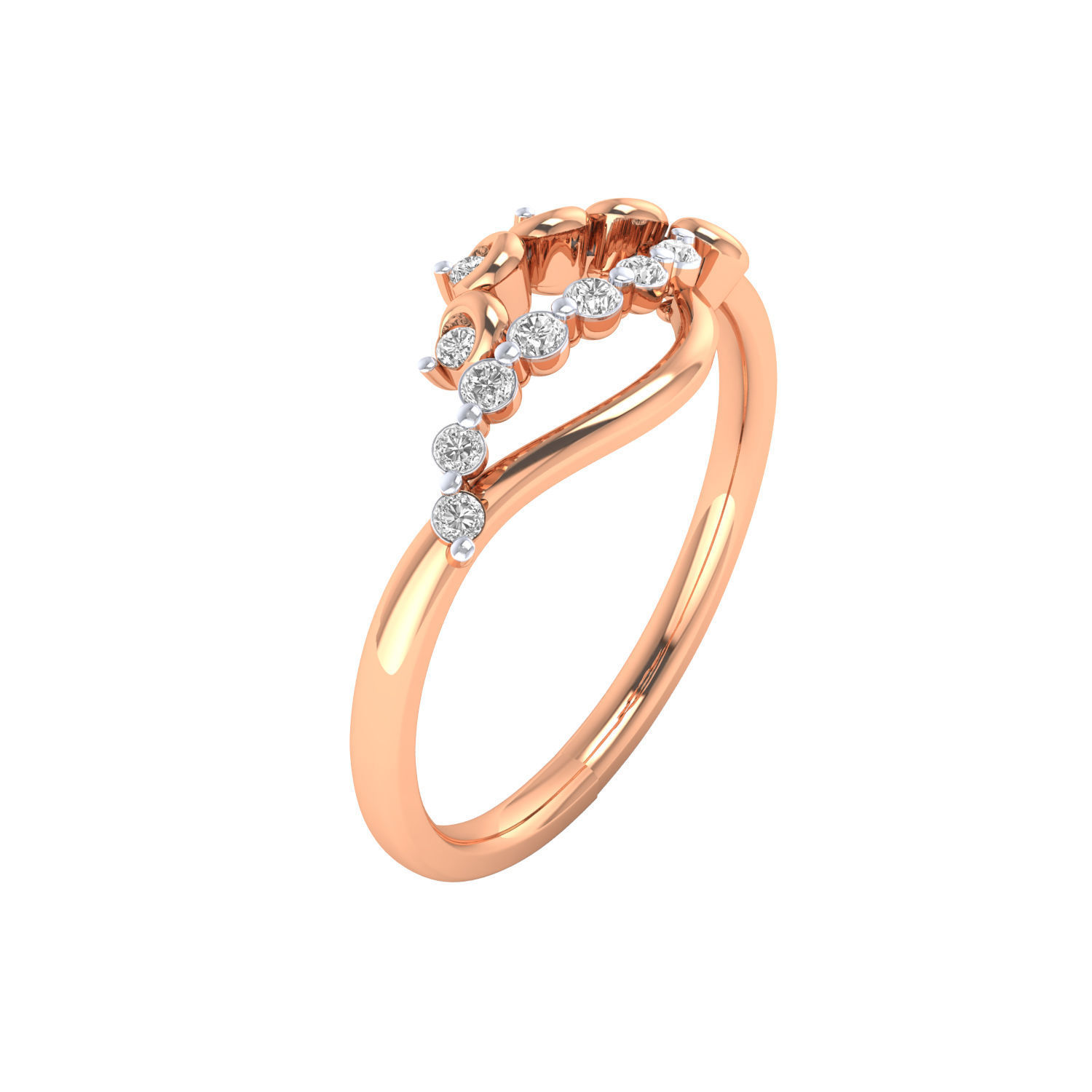 Women ring 3dm stl render detail 3D print model 3D print model_2