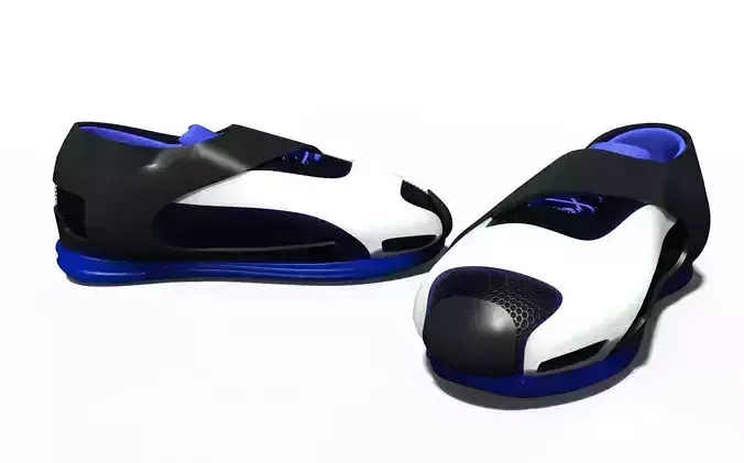 Car Inspired Shoe Design 3D model
