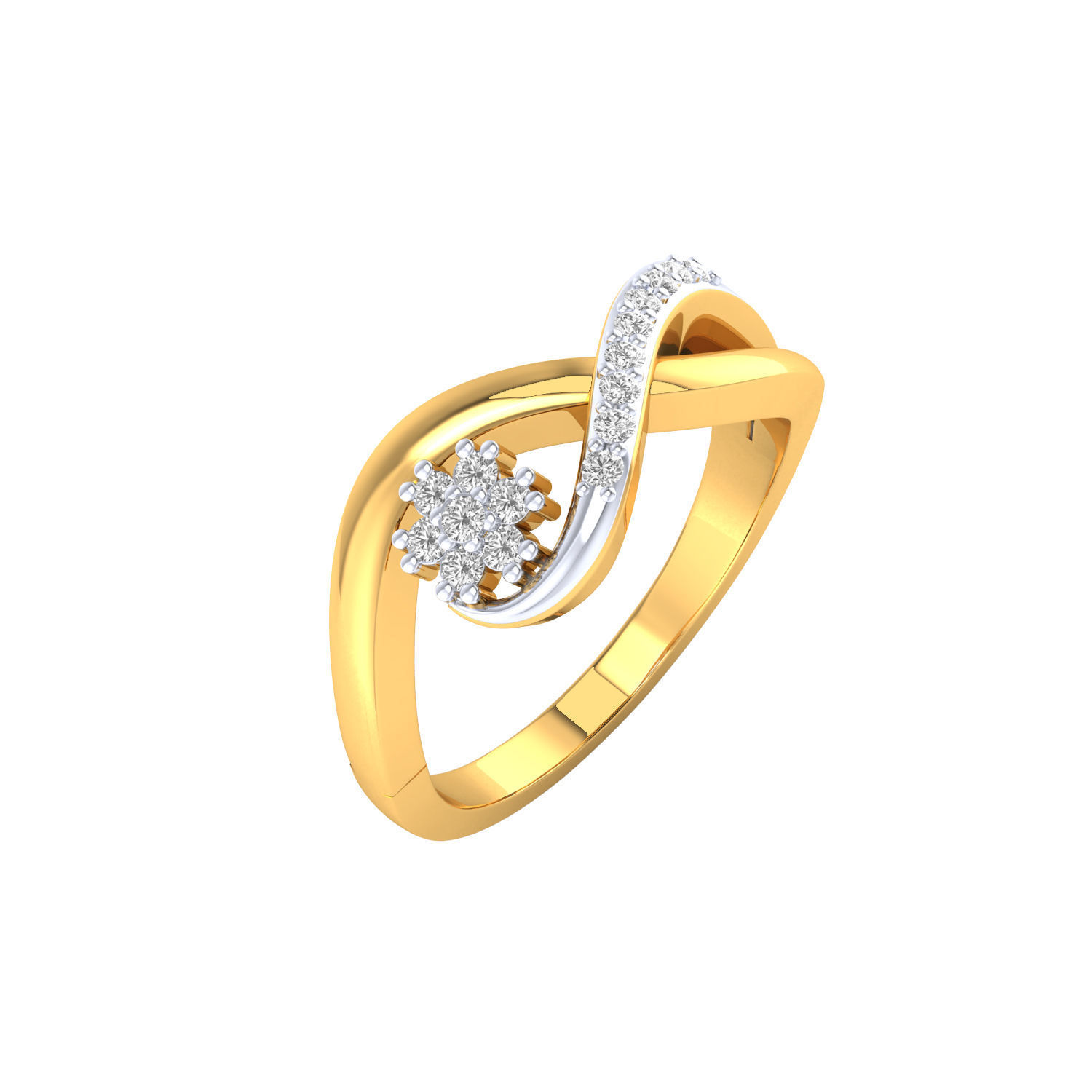 Women ring 3dm stl render detail 3D print model 3D print model_2