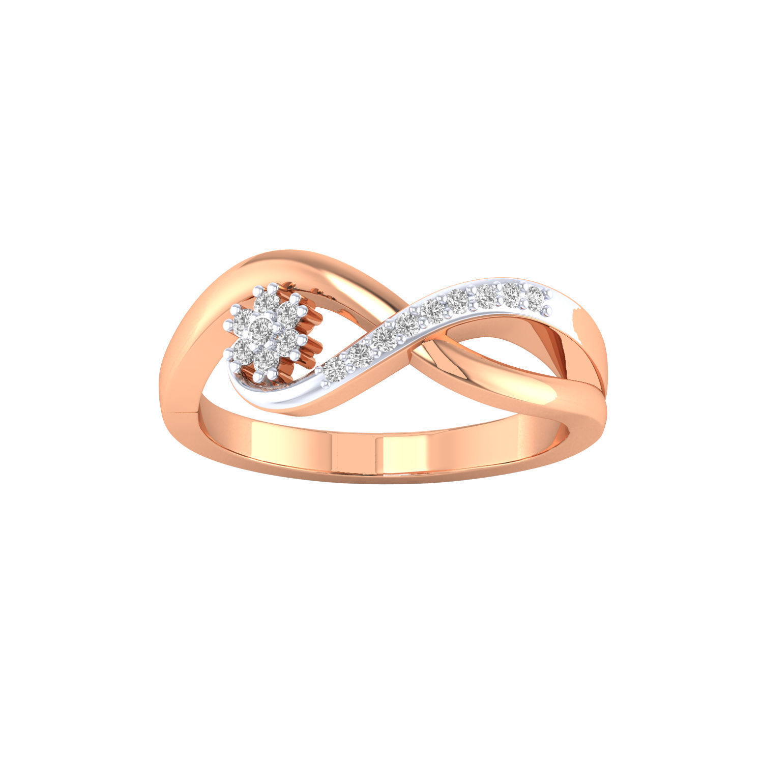 Women ring 3dm stl render detail 3D print model 3D print model_6