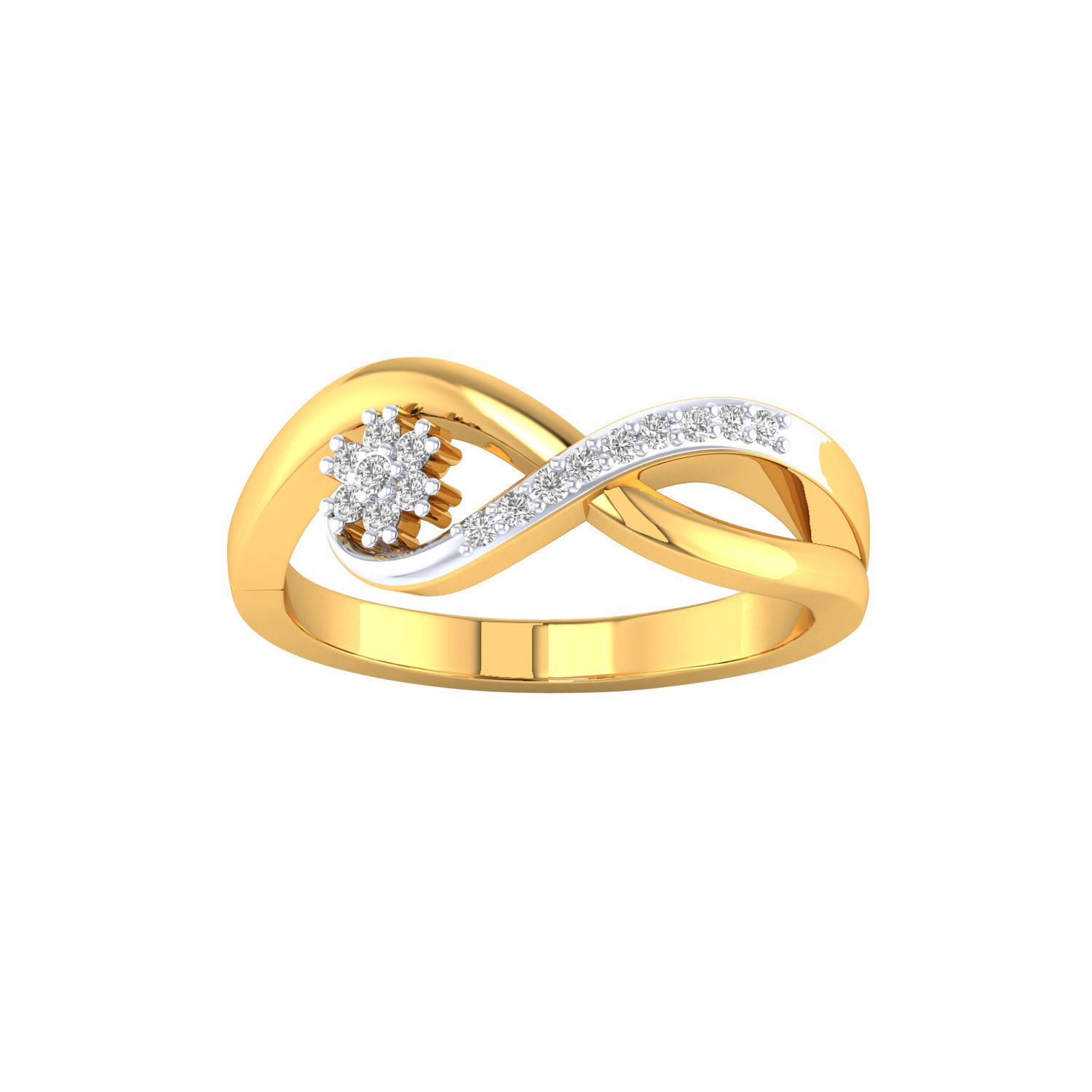 Women ring 3dm stl render detail 3D print model 3D print model_5