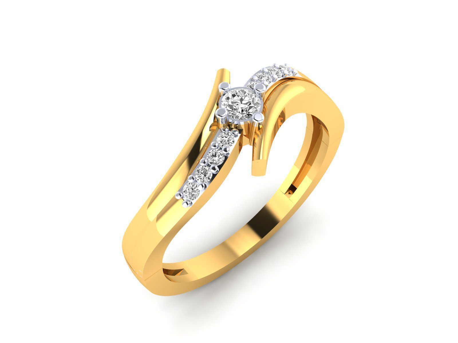 Women ring 3dm stl render detail 3D print model 3D print model_9