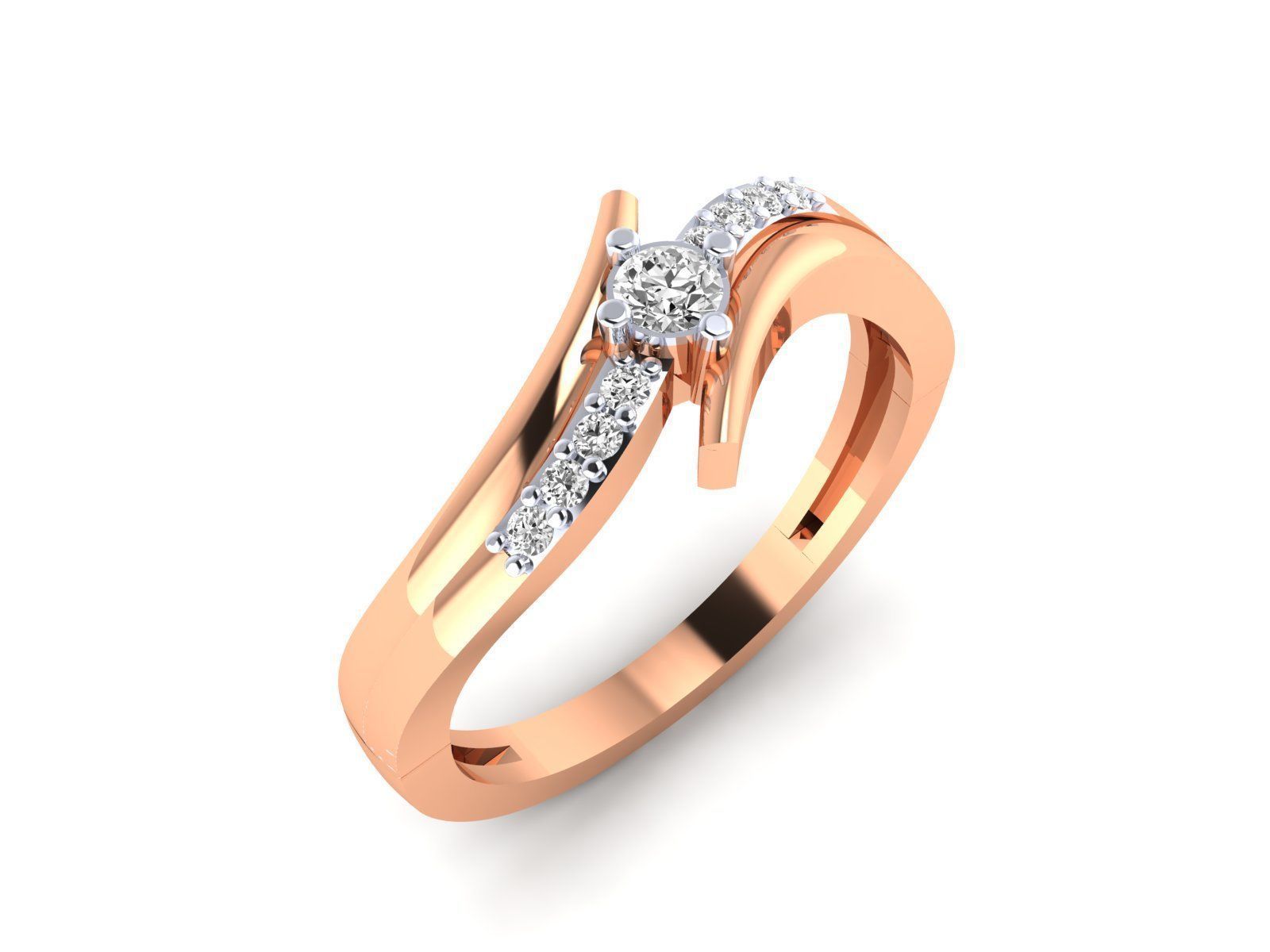 Women ring 3dm stl render detail 3D print model 3D print model_10