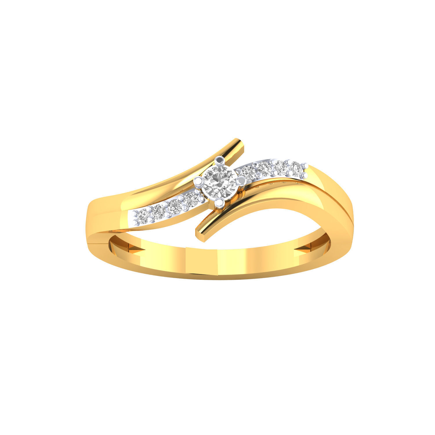 Women ring 3dm stl render detail 3D print model 3D print model_6